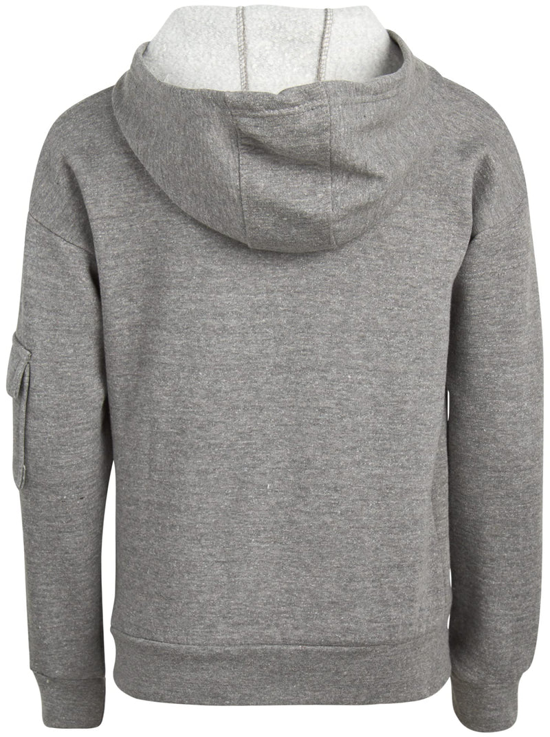 [Australia - AusPower] - Reebok Girls’ Sweatshirt – Tie Dye Fleece Pullover Sweatshirt (Size: 7-16) Medium Grey Heather 12 