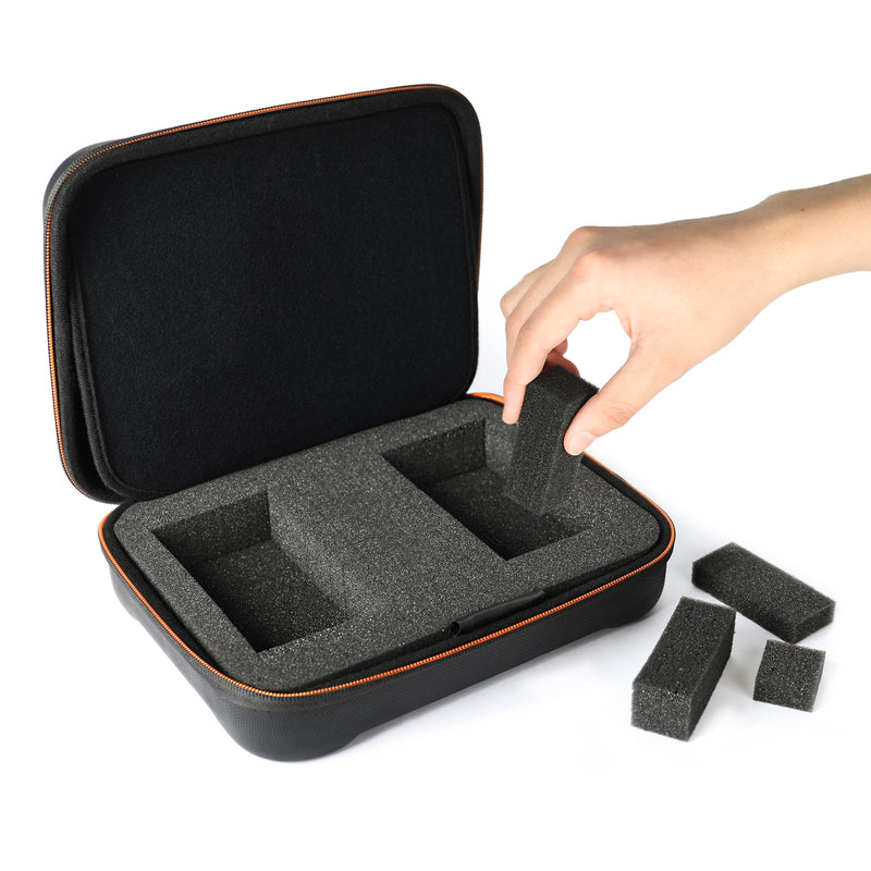 [Australia - AusPower] - USA GEAR Camera Monitor Case - Portable Monitor Hard Case with Foam Interior, Water Resistant Exterior Compatible with Neewer 7 Inch Monitor, Feelworld DSLR Camera Field Monitor, Atomos Ninja V & More 