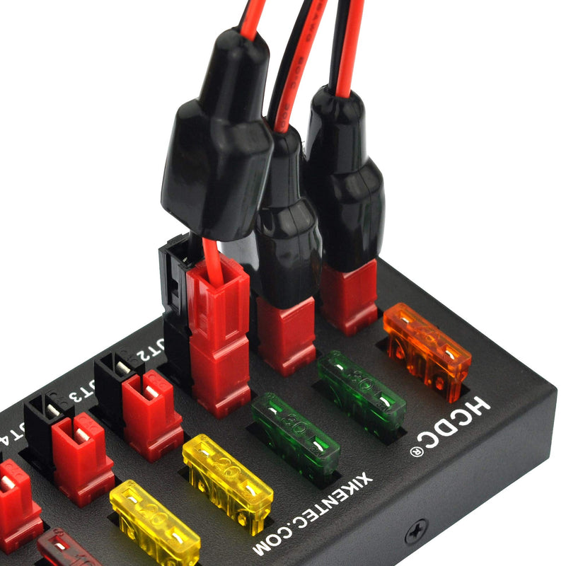 [Australia - AusPower] - HCDC 1 in 8 Out 40Amp Connector Power Splitter Distributor Source Strip Module 