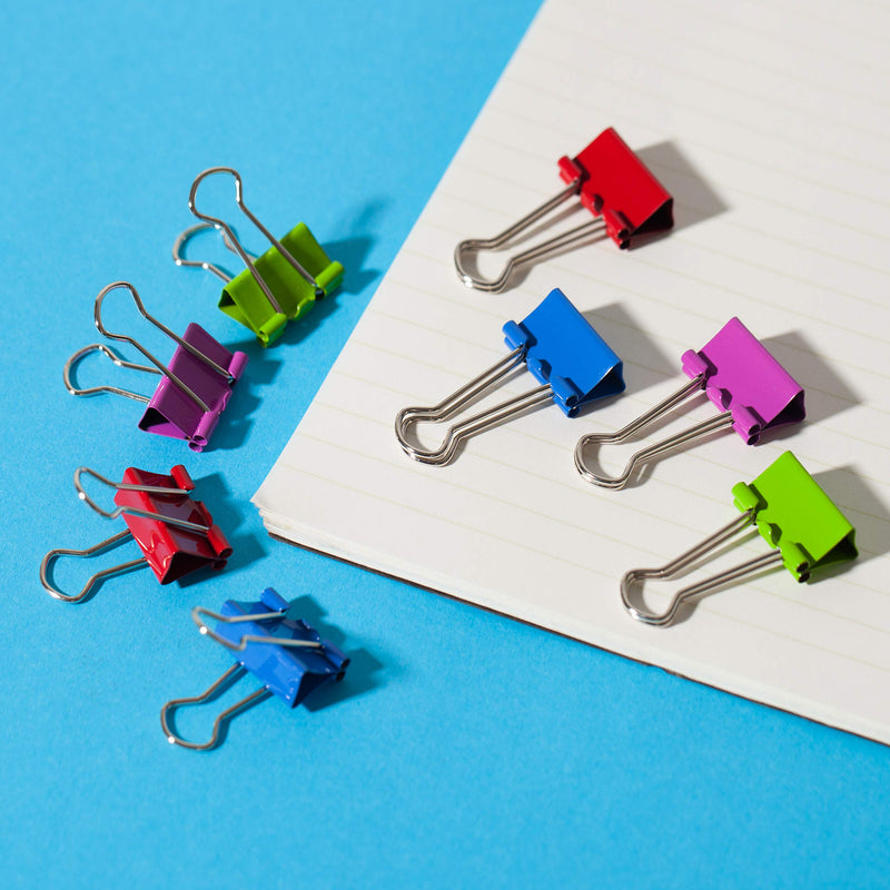 [Australia - AusPower] - Mr. Pen Colored Binder Clips, Small, Pack of 100 