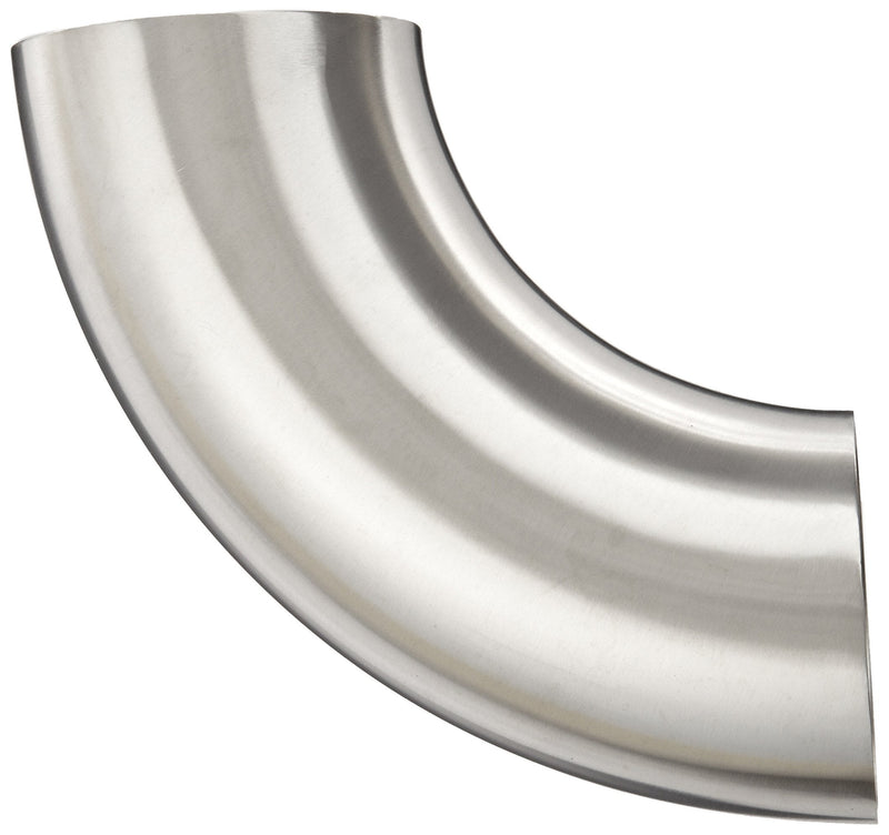 [Australia - AusPower] - Dixon B2WCL-R200P Stainless Steel 316L Sanitary Fitting, 90 Degree Polished Weld Short Elbow, 2" Tube OD 