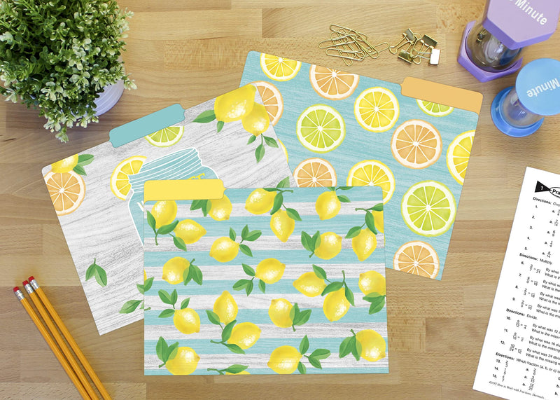 [Australia - AusPower] - Teacher Created Resources Lemon Zest File Folders, Model: TCR8542 