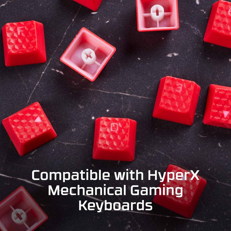 [Australia - AusPower] - HyperX Rubber Keycaps – Gaming Accessory Kit, 19 Keys, English (US) Layout, Blue 