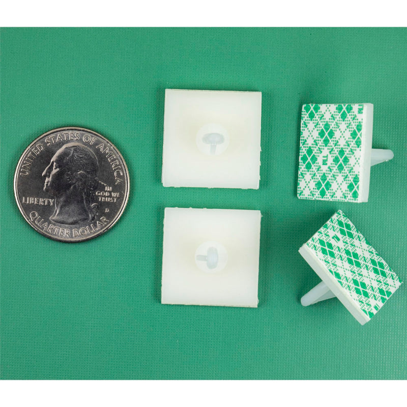 [Australia - AusPower] - 30pcs PCB Adhesive Standoff Nylon Plastic Sticky Insulated PCB Spacer Ø 4mm Supporting Height 5.6mm Ø4mm H-5.6mm (30pcs) 