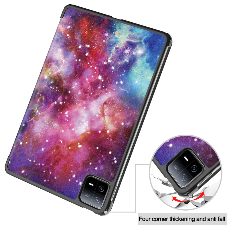 [Australia - AusPower] - Smart Case for XIAOMI Pad 6 11'', Ratesell Lightweight Trifold Stand Smart Case Cover with Auto Wake/Sleep for XIAOMI Pad 6 Outer Space 