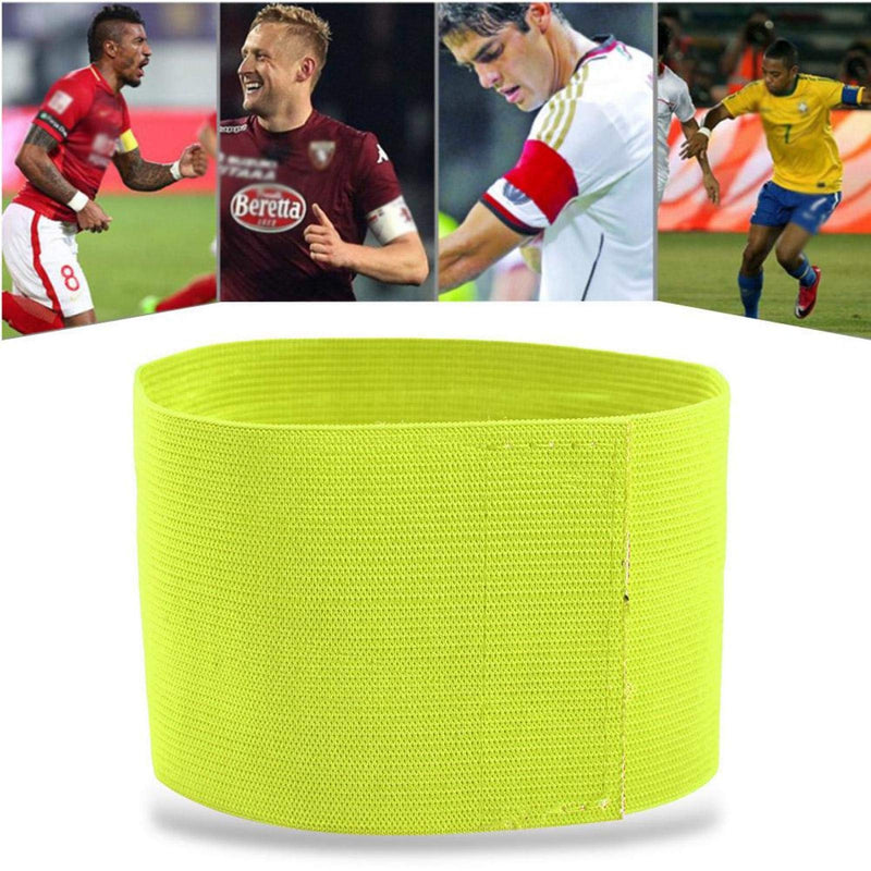 [Australia - AusPower] - DAUERHAFT Soccer Armbands Captain Armband Highly Elastic Ball Games Sports Soccer Captain Armband for Matches(Green) 