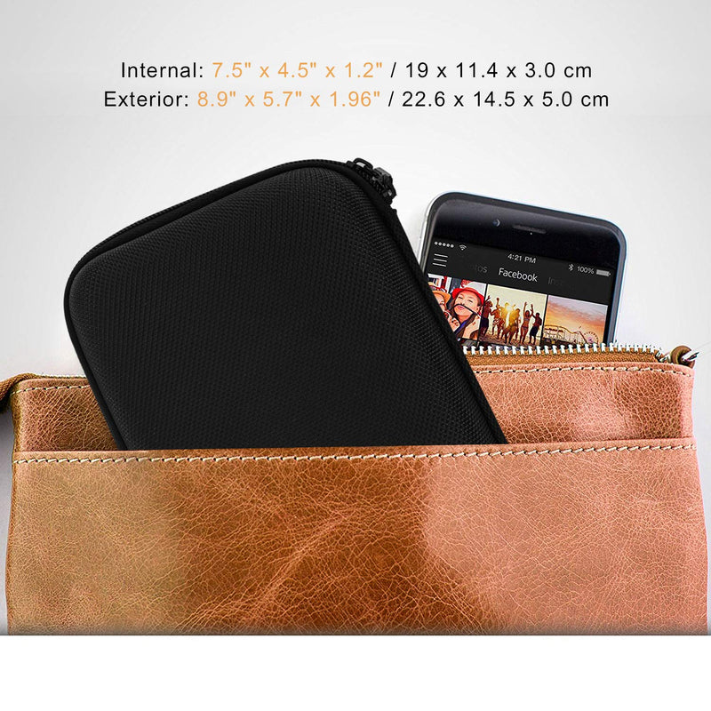 [Australia - AusPower] - MoKo 5-Inch GPS Carrying Case, Portable Hard Shell Protective Pouch Storage Bag for Car GPS Navigator Garmin / Tomtom / Magellan with 5" Display - Black 5 Inch 