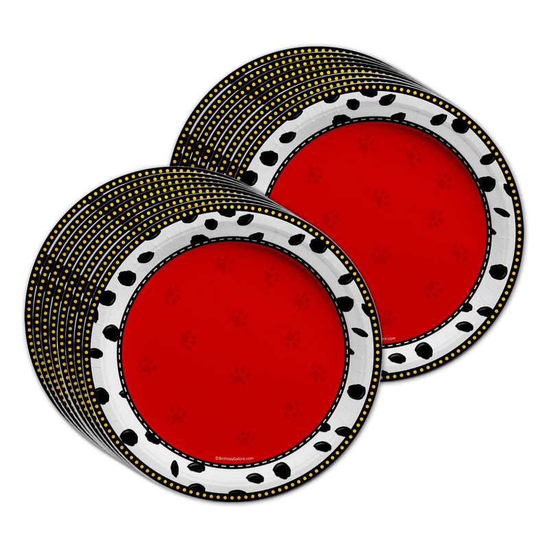 [Australia - AusPower] - Dalmatians Birthday Party Supplies Set Plates Napkins Cups Tableware Kit for 16 