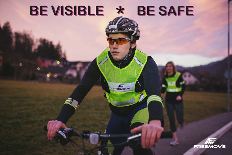 [Australia - AusPower] - Original Reflective Vest Running Gear + 2 Reflective Bands & Bag, Ultralight & Comfy, Running / Walking Safety Vest X-Small 