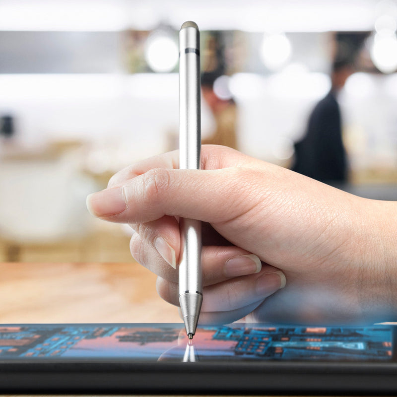 [Australia - AusPower] - BoxWave Stylus Pen for Samsung Galaxy Book Flex (13 in) (Stylus Pen by BoxWave) - AccuPoint Active Stylus, Electronic Stylus with Ultra Fine Tip for Samsung Galaxy Book Flex (13 in) - Metallic Silver General Active Stylus 