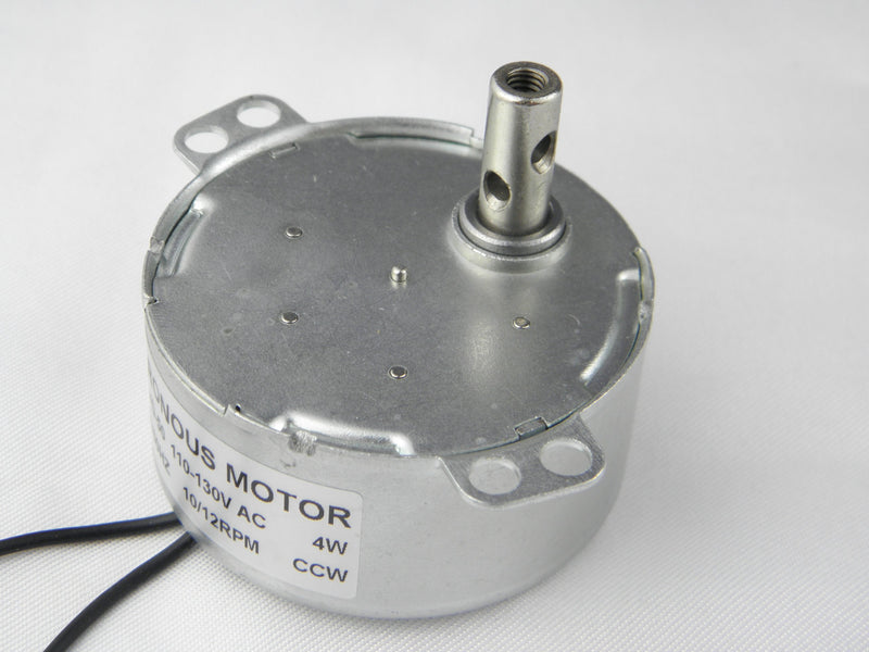 [Australia - AusPower] - CHANCS TYD-50 Small Synchronous Geared Motor 110V AC 10-12RPM 4W CCW Electric Motor 