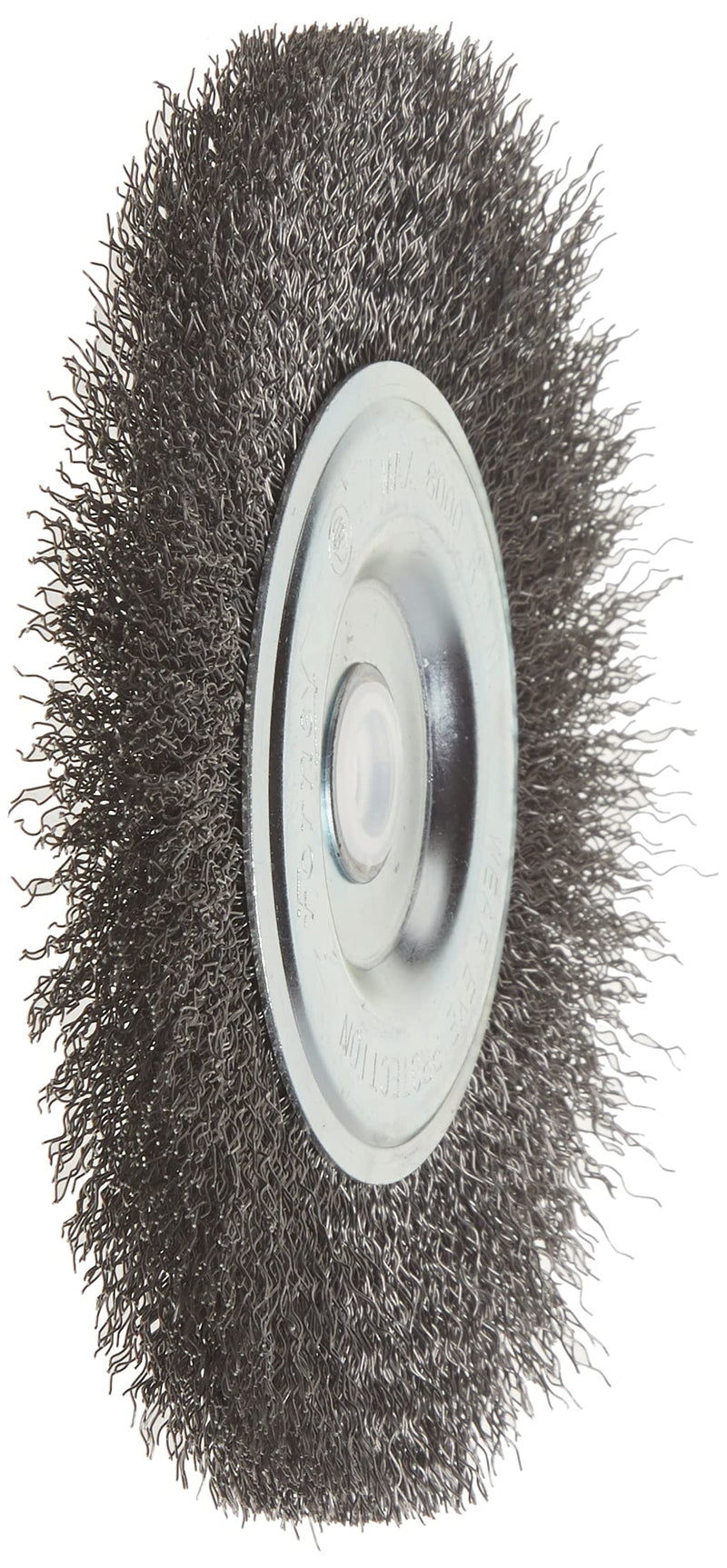 [Australia - AusPower] - Forney 72745 Wire Bench Wheel Brush, Coarse Crimped with 1/2-Inch and 5/8-Inch Arbor, 6-Inch-by-.012-Inch 