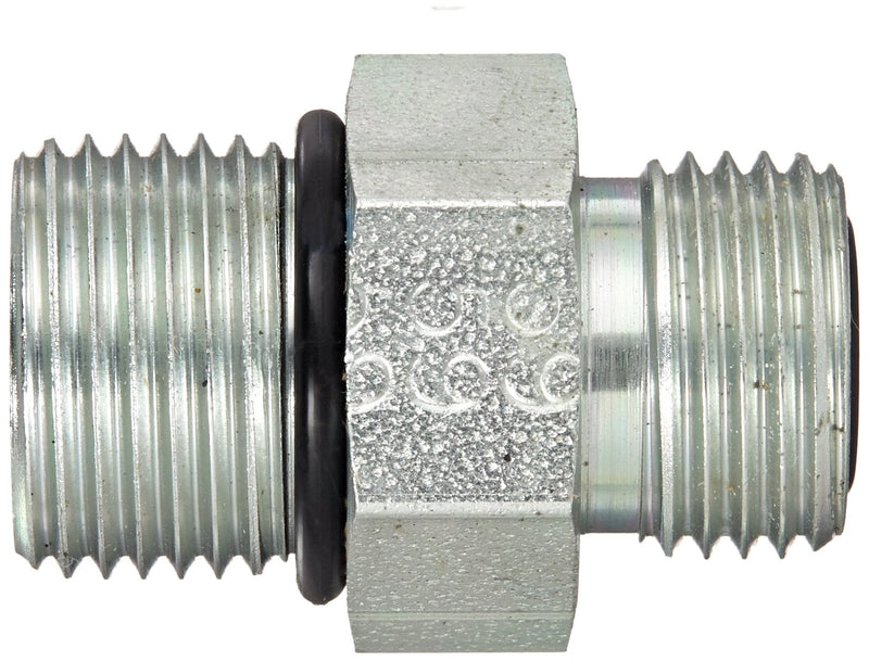 [Australia - AusPower] - Eaton Weatherhead 4315X6X8 Steel 12L14 For-Seal Fitting, Adapter, 3/8" Tube OD x 1/2" Male Straight Thread O-Ring 