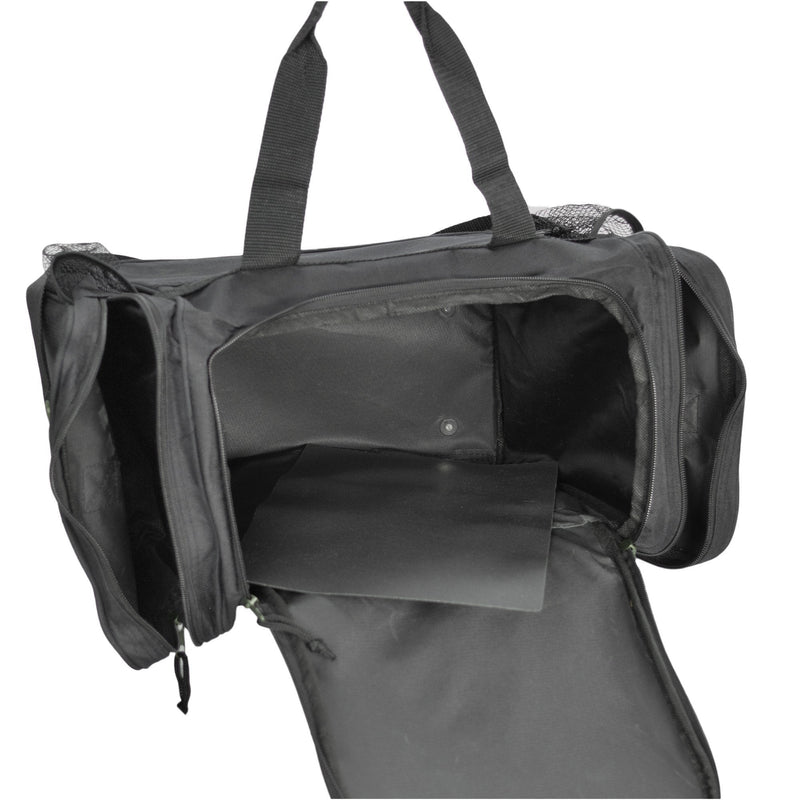 [Australia - AusPower] - DALIX 17" Duffle Bag Dual Front Mesh Pockets (Black Gold Gray Dark Green Navy Blue Maroon Royal Blue Orange Pink Purple Red White Black 