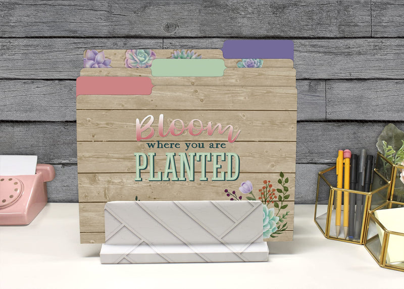 [Australia - AusPower] - Teacher Created Resources Rustic Bloom File Folders (TCR8539) 