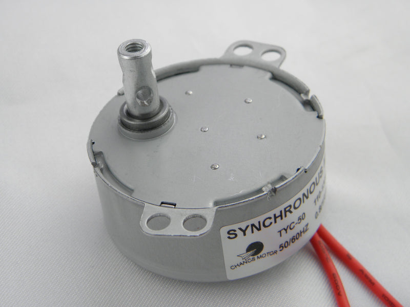 [Australia - AusPower] - CHANCS TYC-50 110V AC Small Low Speed Synchronous Motor 0.8/1 RPM CCW Turntable Gear Box for Microwave Oven 0.8-1RPM CCW 