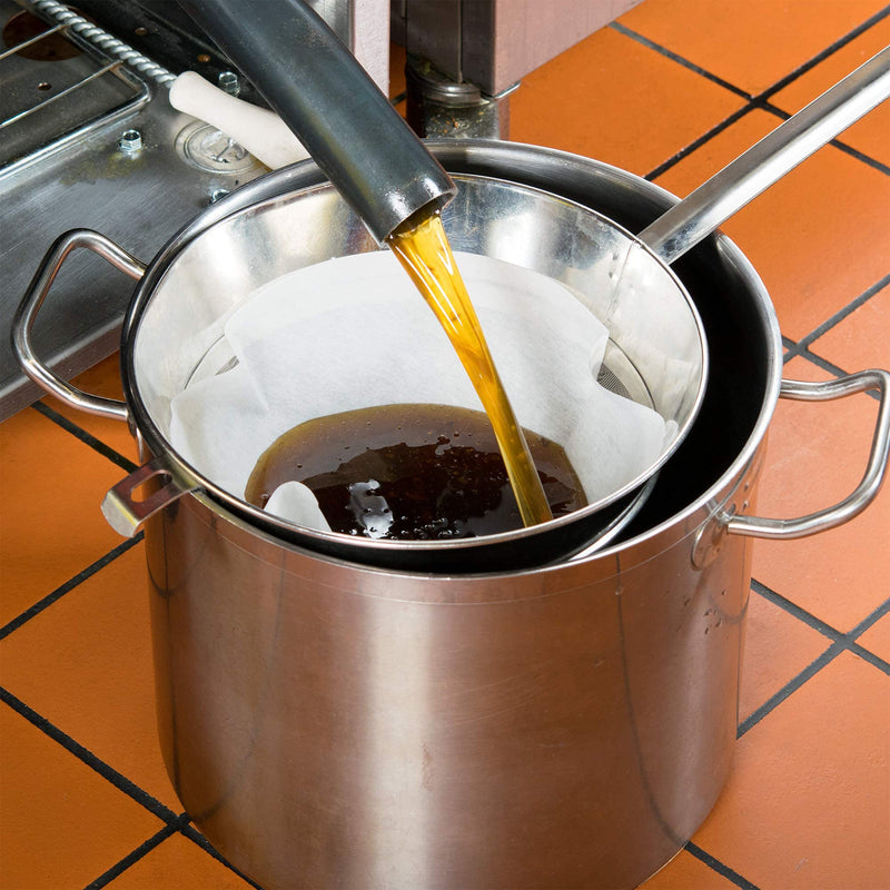 [Australia - AusPower] - 100 PACK, Commercial 10" Fryer Oil Filters, Grease Filter Cones For Restaurants, Cafes, Food Trucks, Hotels 
