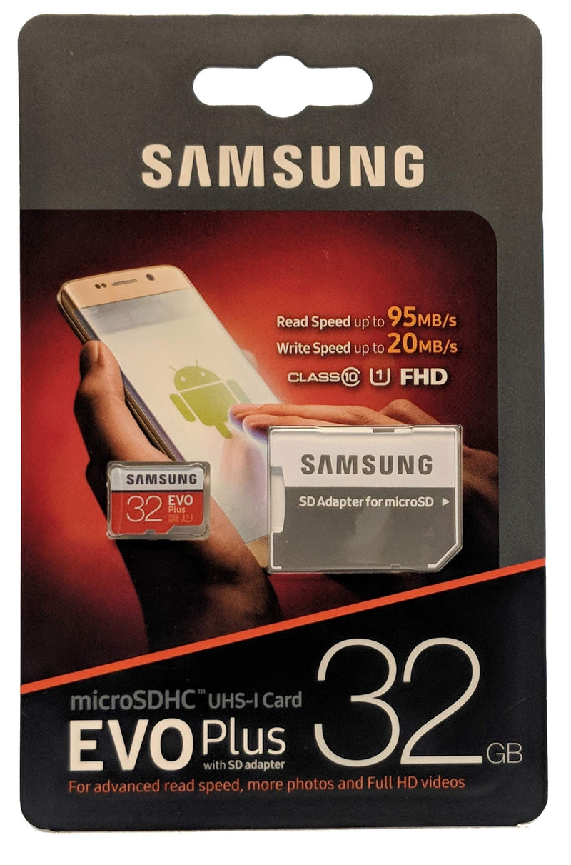 [Australia - AusPower] - Samsung 32GB Evo Plus MicroSD Card (5 Pack) Class 10 SDHC Memory Card with Adapter (MB-MC32G) Bundle with (1) Everything But Stromboli 3.0 Reader with SD & Micro (TF) Slots 