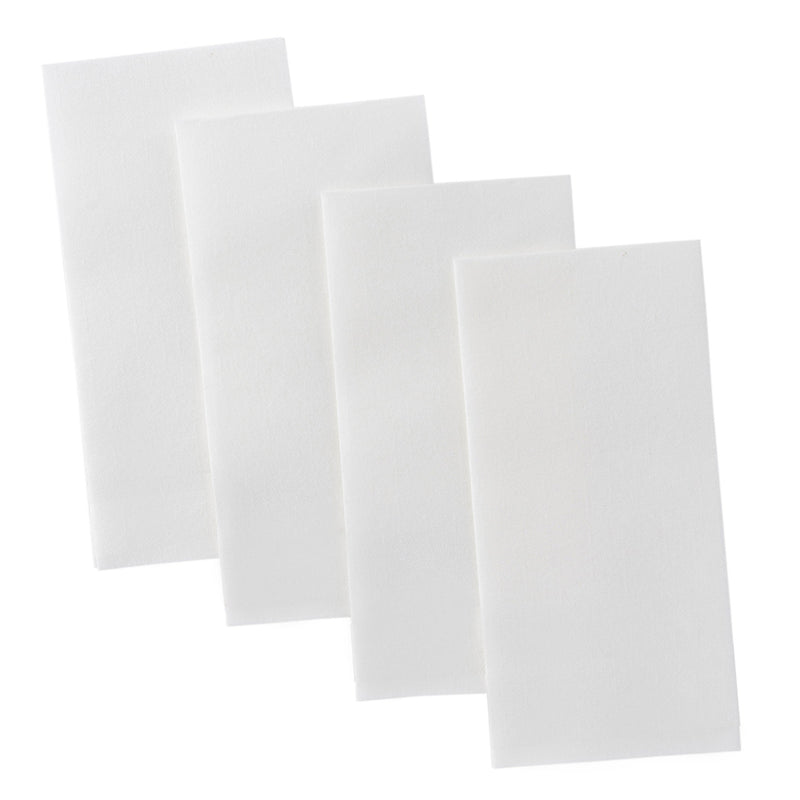 [Australia - AusPower] - BloominGoods Disposable Bathroom Napkins | Linen-Feel Guest Towels | Cloth-Like Hand Tissue Paper, White, 12" x 17" (Pack of 100) 100 Count (Pack of 1) 