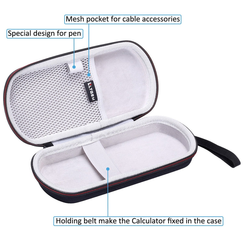 [Australia - AusPower] - LTGEM Case for Texas Instruments TI-84, 89/83 / Plus/CE Graphics Calculator-Includes Mesh Pocket.(Hard and Black) 1-Grey 