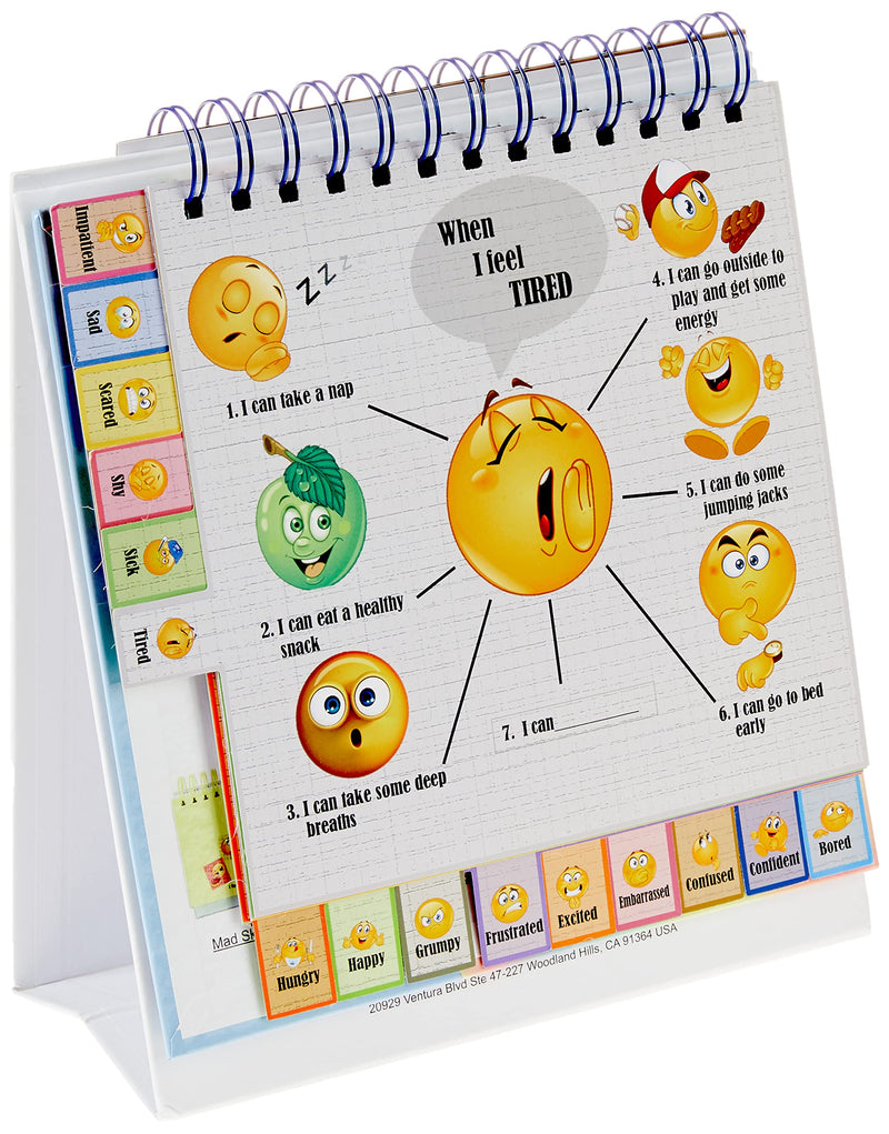 [Australia - AusPower] - Thought-Spot I Know What to Do Feeling/Moods Products: Different Moods/Emotions; Autism; ADHD; Helps Kids Identify Feelings and Make Positive Choices (Moods/Feelings Flipbook) Moods/Feelings Flipbook 