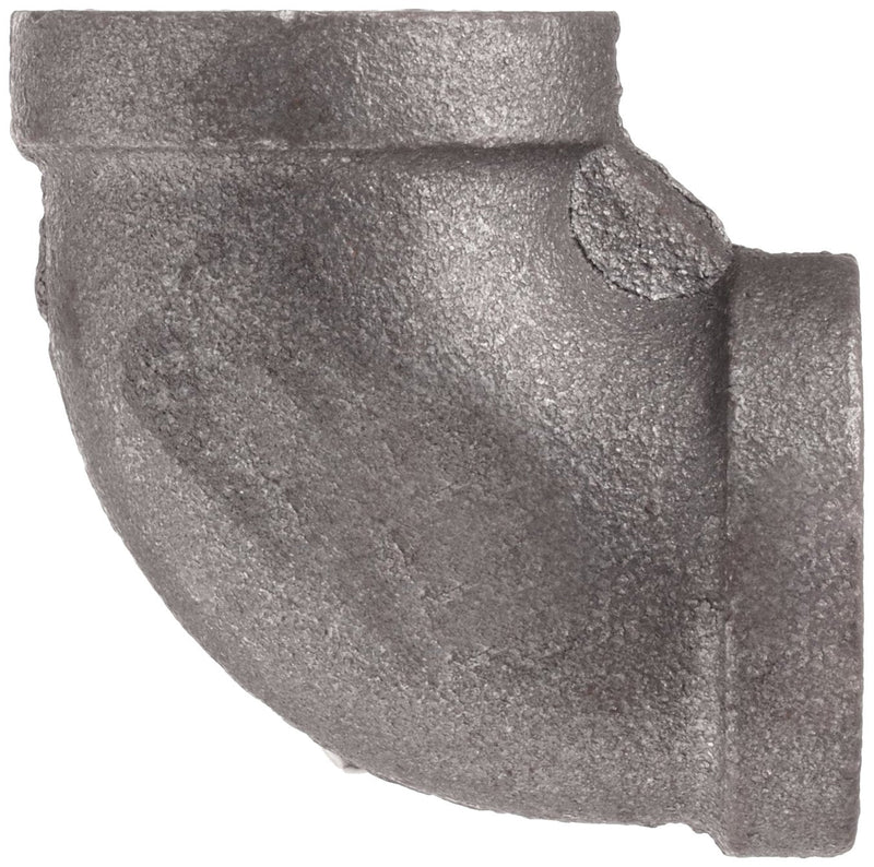 [Australia - AusPower] - Anvil 8700123907, Malleable Iron Pipe Fitting, 90 Degree Elbow, 1-1/2" NPT Female, Black Finish 1.5 Inch 