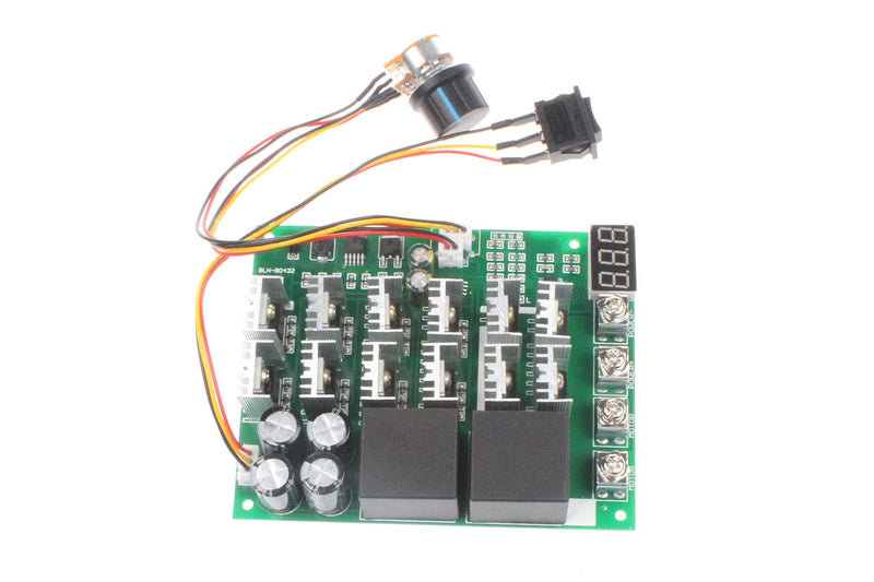 [Australia - AusPower] - NOYITO PWM Motor Speed Controller 60A DC 10V-55V 12V 24V 36V 48V Digital Display 100A Max Brush DC Motor Controller - Third gear Forward Reverse Stop 