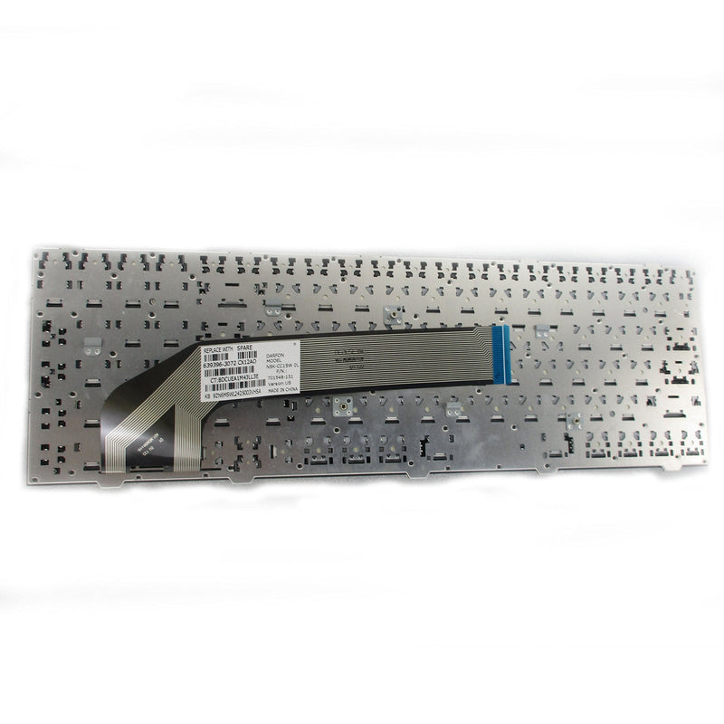 [Australia - AusPower] - SUNMALL New Laptop Keyboard with Frame for HP ProBook 4540s 4540 4545s Series Compatible with Part Number 702237-001 683491-001 701485-001 Black US Layout Silver frame 