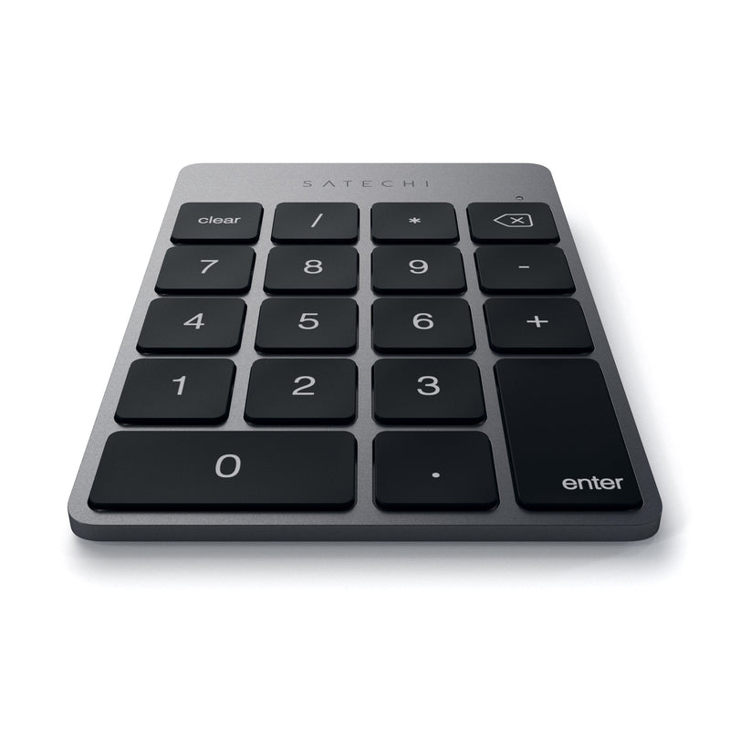 [Australia - AusPower] - Satechi Slim Aluminum Bluetooth Wireless 18-Key Keypad Keyboard Extension - Compatible with 2017 iMac, iMac Pro, MacBook Pro, MacBook, iPad, iPhone, Dell, Lenovo and More (Space Gray) Space Gray 