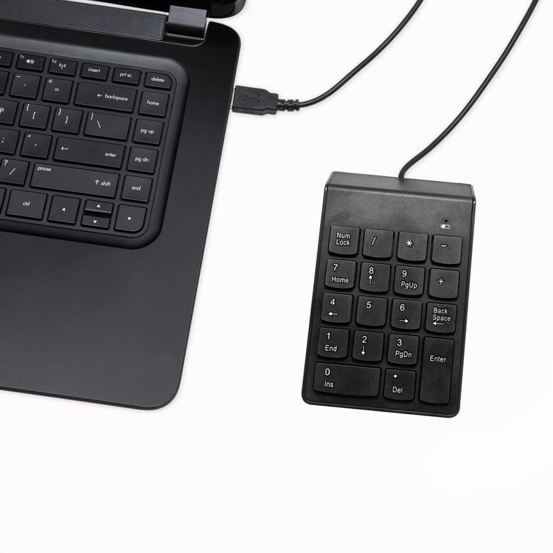 [Australia - AusPower] - Connectland USB Numeric Keypad, USB 18 Key Number Numeric Keypad Keyboard for Laptop/Notebook PC Computer, Black (CL-USB-NUMSPC) 
