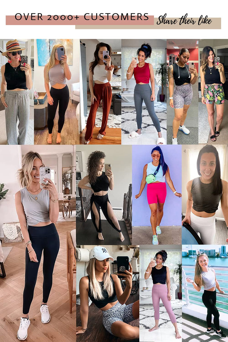 [Australia - AusPower] - Sanutch Workout Crop Tops for Women Slim fit Yoga Dance Tops Cropped Muscle Tank X-Small Black 