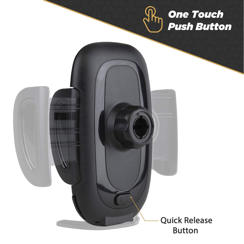 [Australia - AusPower] - Scosche SUHWD-2PKXCES0 Select Suction Cup Phone Mount for Car with Adjustable Locking Lever and Phone Holder, Black (Pack of 2) Window/Dash 2 Pack 