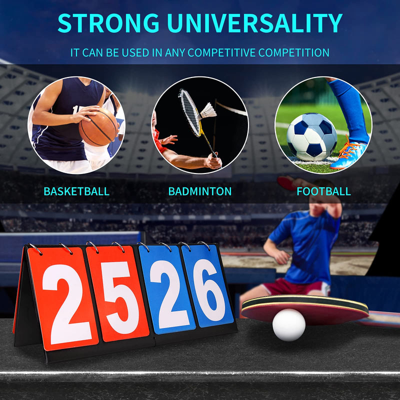 [Australia - AusPower] - HRLORKC Scoreboard Score Keeper Score Flipper for Basketball Tennis Sports 