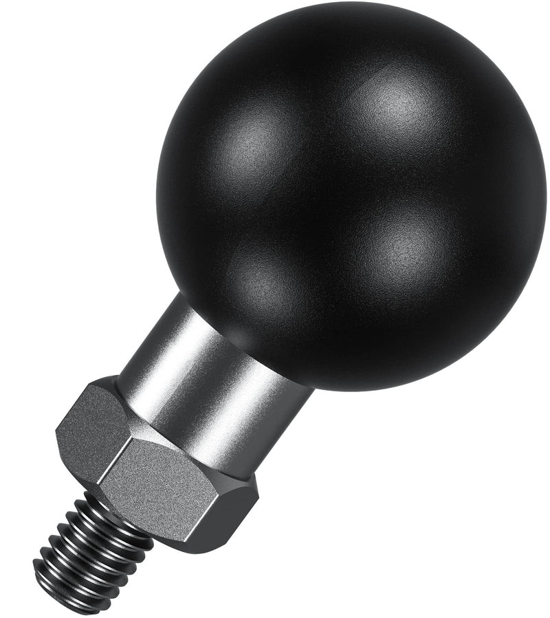[Australia - AusPower] - BRCOVAN 1'' Ball Adapter with M6 x 1.0 Threaded Post Compatible with RAM Mounts B Size 1 Inch Ball Double Socket Arm 
