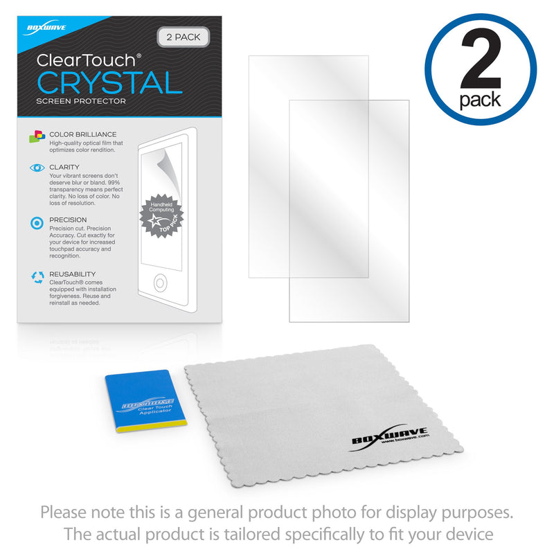 [Australia - AusPower] - BoxWave Screen Protector for Garmin Montana 680t (Screen Protector by BoxWave) - ClearTouch Crystal (2-Pack), HD Film Skin - Shields from Scratches for Garmin Montana 680t 