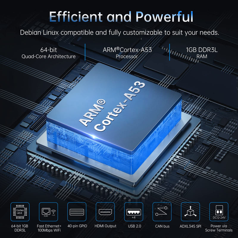 [Australia - AusPower] - BIGTREETECH Pi V1.2 Control board Quad-Core WIFI 1GB RAM, BTT Pi Support SKR Mini E3 V3.0 SKR 3 EZ SKR Pico Octopus Pro Silent Board to Run Klipper VS Raspberry-Pi 4/3B For i3/CoreXY 3D Printing Users 