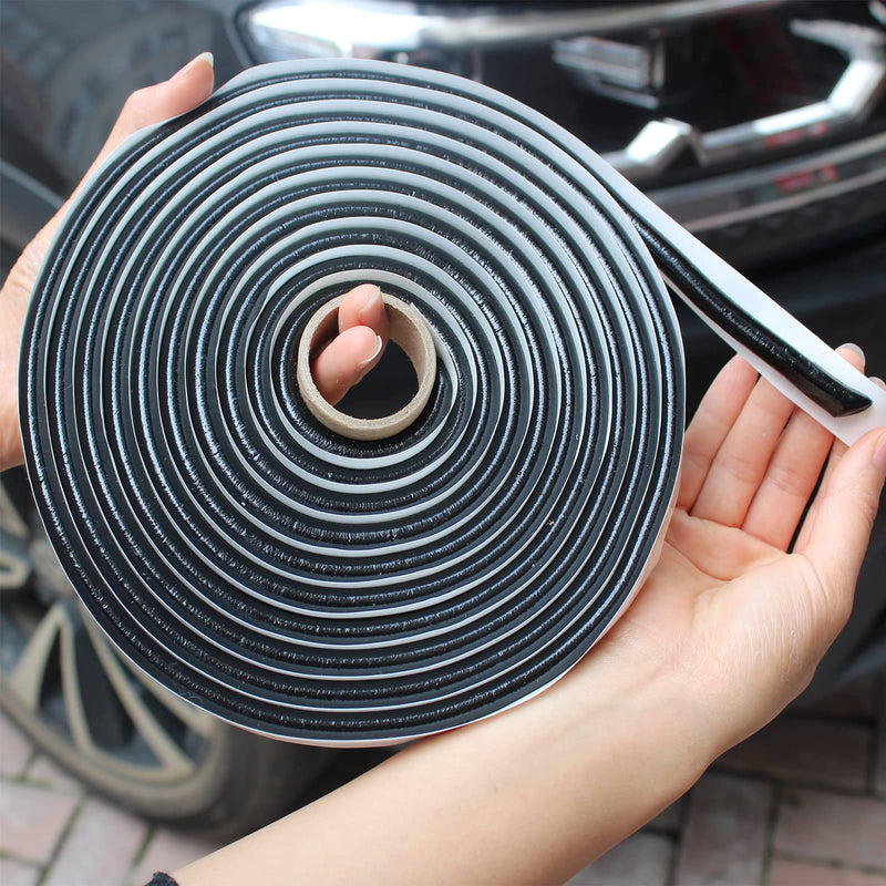 [Australia - AusPower] - Proudsun Butyl Sealant Tape 13Ft Waterproof Rubber Rope Butyl Black Reseal Glue for Sealing Molding RV Car Window Door Windshield 