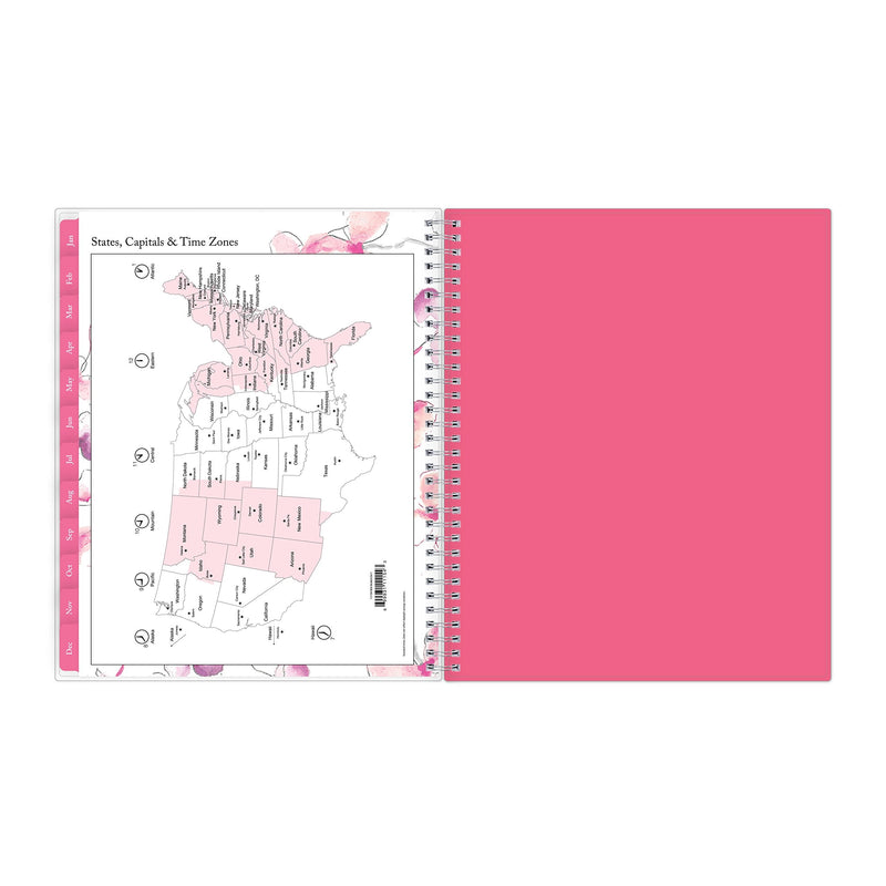 [Australia - AusPower] - Blue Sky 2019 Weekly & Monthly Planner, Flexible Cover, Twin-Wire Binding, 8.5" x 11", Orchid 8.5" x 11" Old Version 