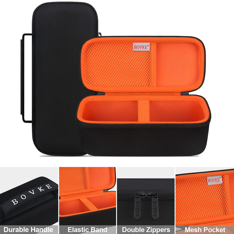 [Australia - AusPower] - BOVKE Carrying Case for Bushnell Wingman Golf GPS Bluetooth Speaker, Extra Mesh Pocket for Charging Cords and Accessories, Black 