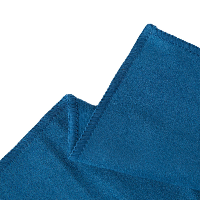 [Australia - AusPower] - GoSweat Non-Slip Hot Yoga Towel by Shandali with Super-Absorbent Soft Suede Microfiber in Many Colors, for Bikram Pilates and Yoga Mats. Evening Blue Standard - 26.5 x 72 
