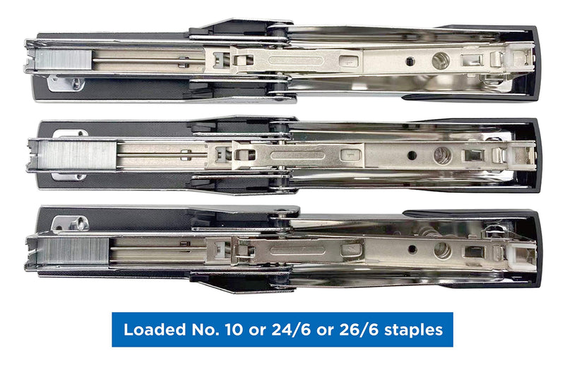 [Australia - AusPower] - OFFIWIN 2 Pack Stapler, 25 Sheet Capacity or 12 Sheet Capacity,Portable, Durable Metal Desktop Stapler for Home Office Supplies, Classroom or Desktop Accessories-5.12x1.38x2.36 inches 5.12x1.38x2.36 inches 