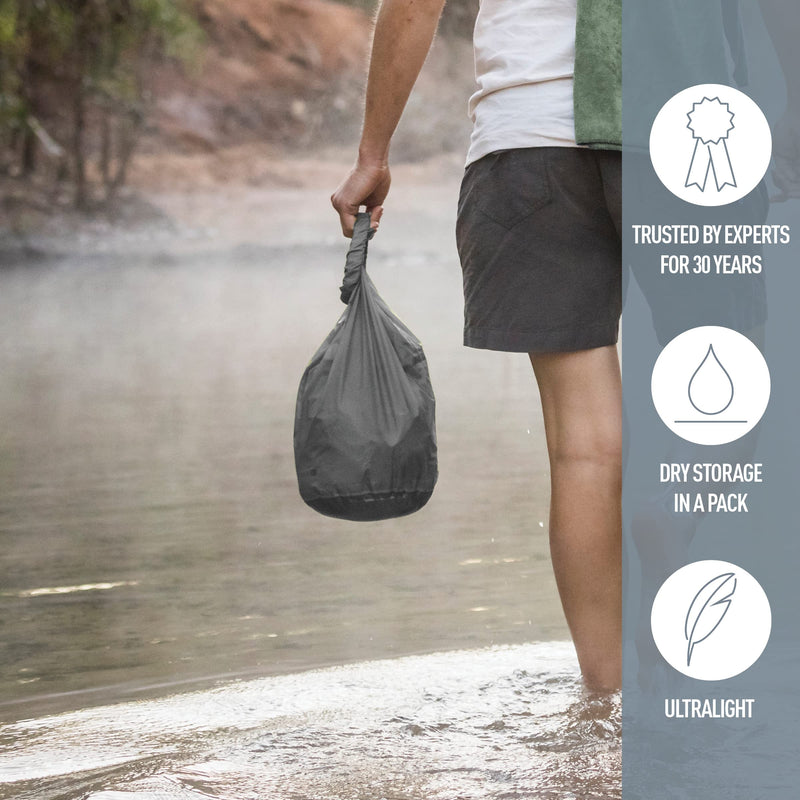 [Australia - AusPower] - Sea to Summit Ultra-SIL Dry Sack, Ultralight Dry Bag Grey 1 Liter 