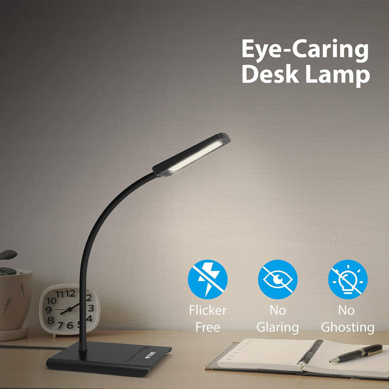 [Australia - AusPower] - TROND Eye-Care LED Desk Lamp Dimmable with Flexible Gooseneck Bundle TROND Outlet Extender Box with USB 