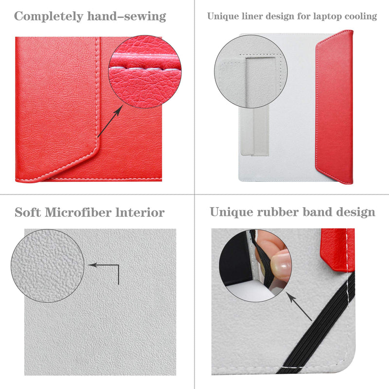 [Australia - AusPower] - Alapmk Protective Case for 12.2" Samsung Chromebook Plus V2 XE521QAB-K01US XE521QAB XE520QAB XE525QBB Laptop[Note:Not fit Chromebook Pro XE510C24 XE510C25/Chromebook Plus XE513C24],Red Red 