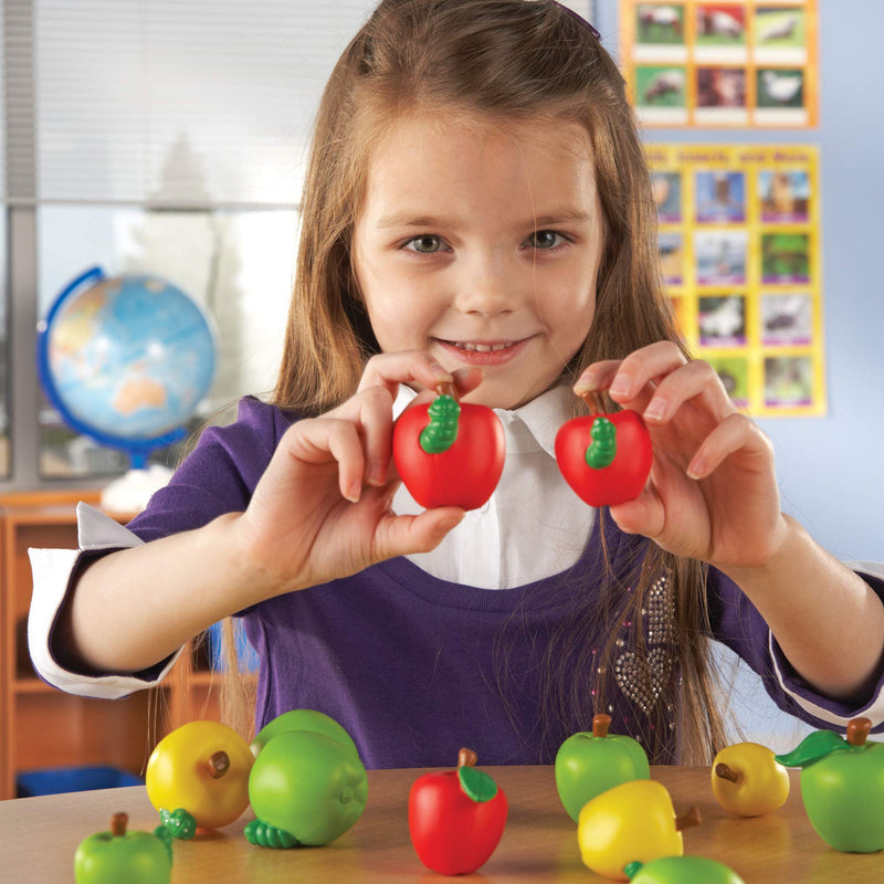 [Australia - AusPower] - Learning Resources Attribute Apples, Sorting and Matching, Set of 27 Pieces, Toddler Learning Toys, Ages 3+ 