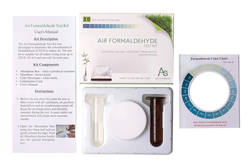 [Australia - AusPower] - Air Formaldehyde (HCHO) DIY test kit - Know What's in the Air that Surrounds You (Pack of 3) 