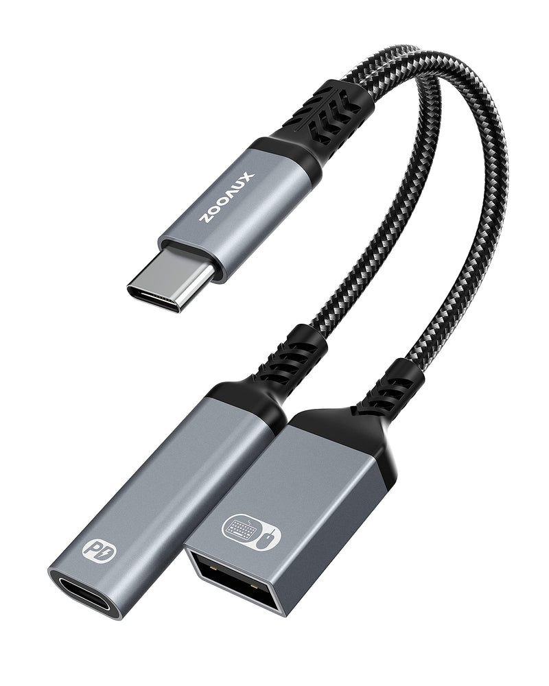 [Australia - AusPower] - ZOOAUX USB C OTG Adapter + USB C to 3.5mm Male Cable 4ft (Bundle) 