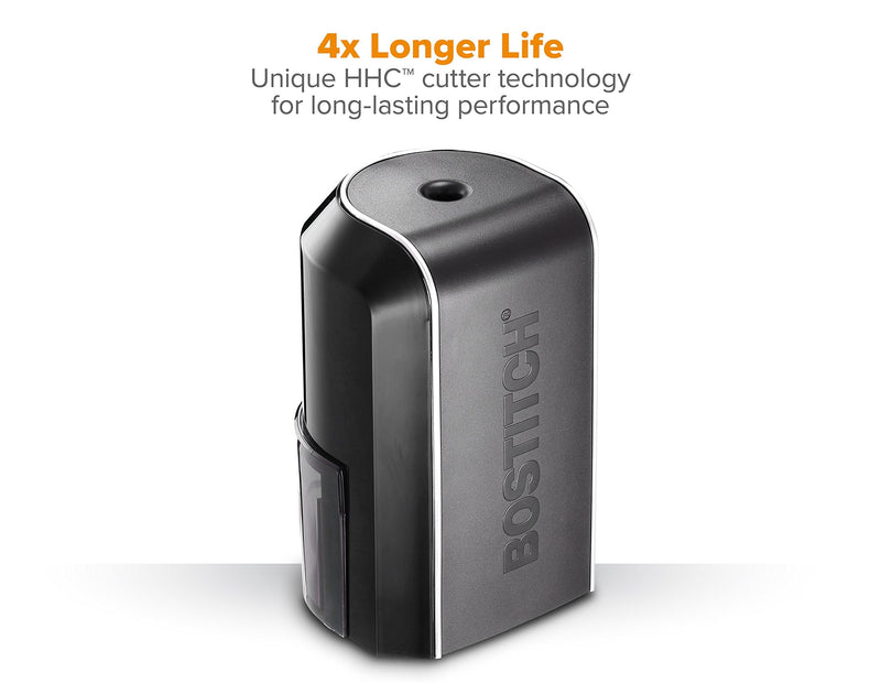 [Australia - AusPower] - Bostitch Vertical Electric Pencil Sharpener, Powerful Stall-Free Motor, Prevents Over-Sharpening, Black (EPS5V-BLK) 