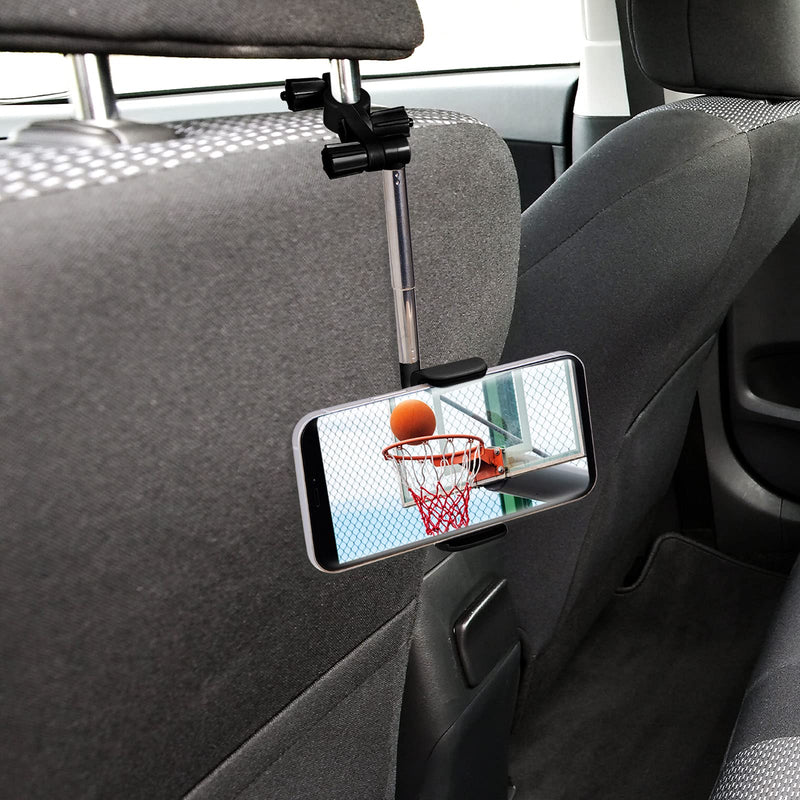 [Australia - AusPower] - 360° Rearview Mirror Phone Holder, Universal Car Phone Holder Mount Car Rearview Mirror Mount Phone and GPS Holder, Car Phone Mount Clip Suitable for Most 4-6.1 Inch Mobile Phones (Black) Black 