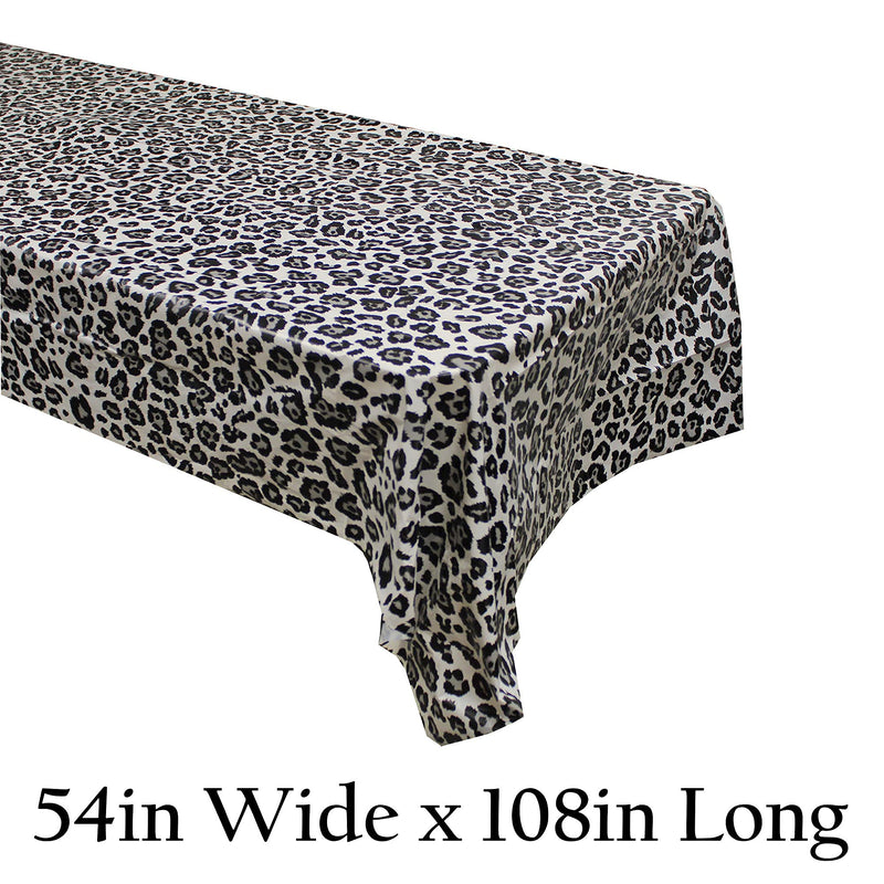 [Australia - AusPower] - Snow Leopard Table Covers (2), Safari Birthdays, Snow Leopard Party Supplies, Animal Themed Decorations, Cheetah Print, Jungle Tablecloth, Safari Table Cloths, Cheetah Table Cloth, Blue Orchards 